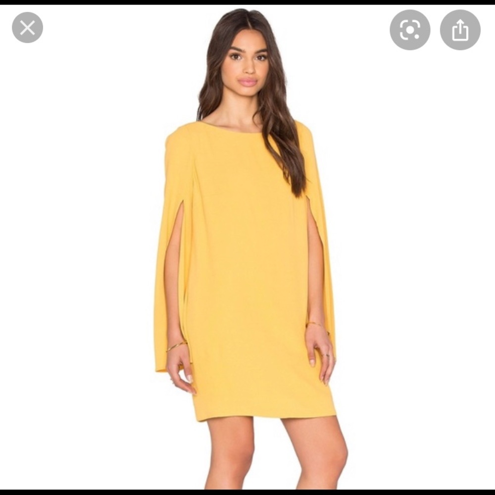 Free people mustard yellow long sleeve dress
